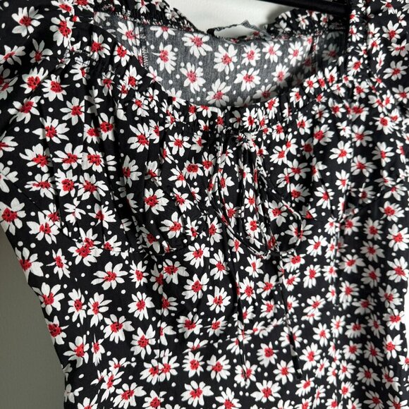 Zara Mini Dress Phoebe Daisy Print Floral Size Small - Picture 7 of 8